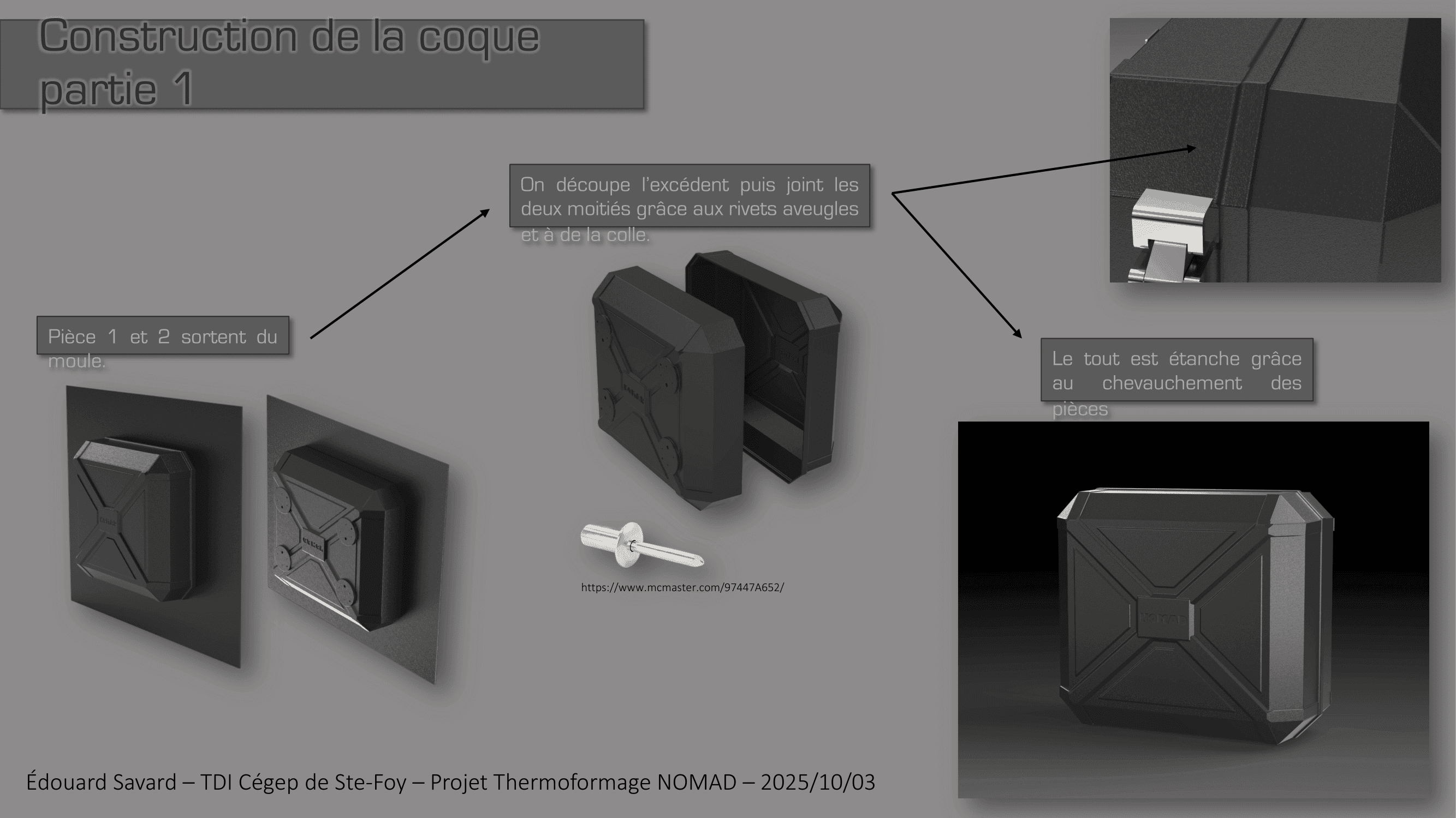 Valise à moto thermoformée - visuel 3