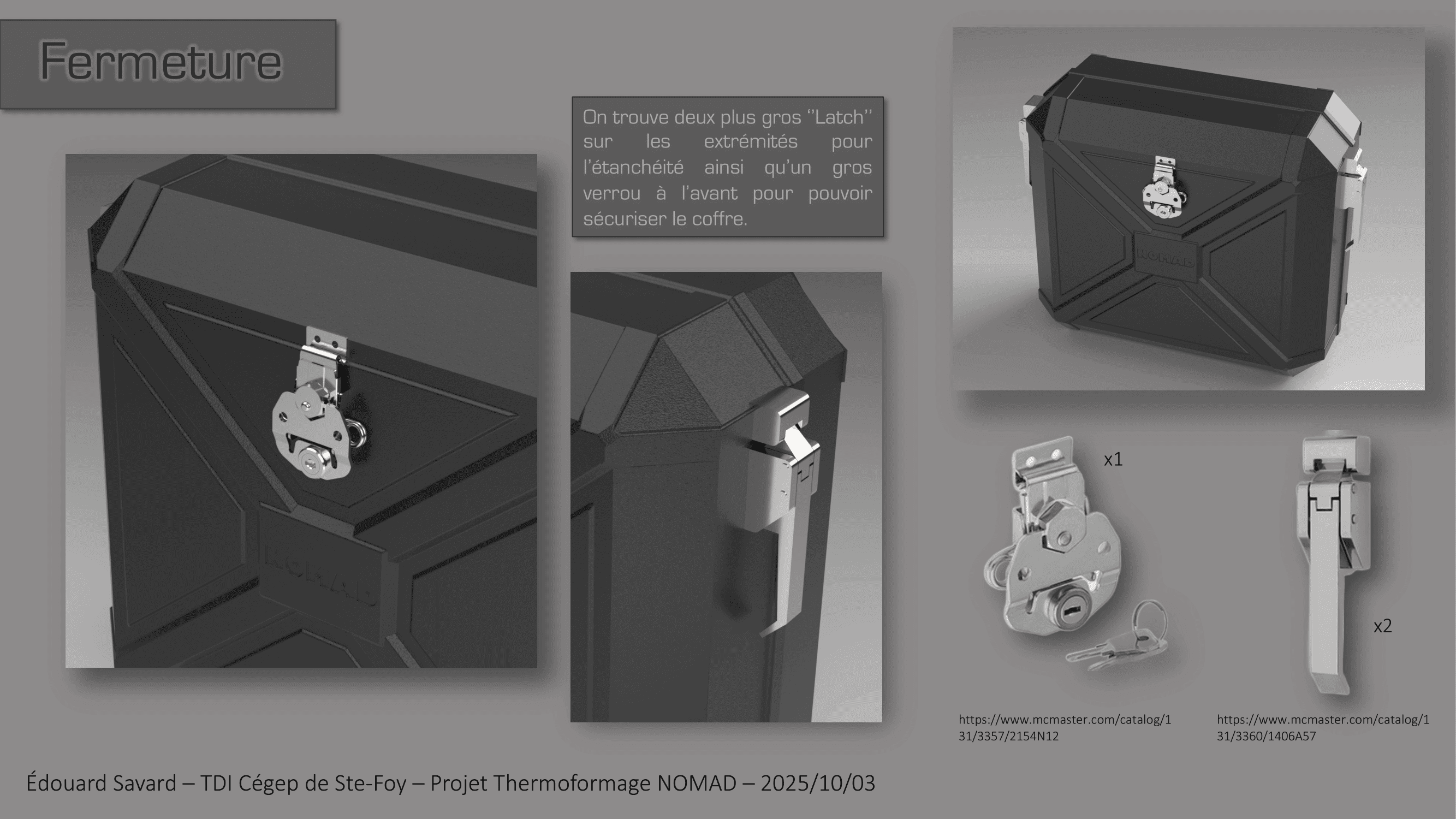 Valise à moto thermoformée - visuel 4