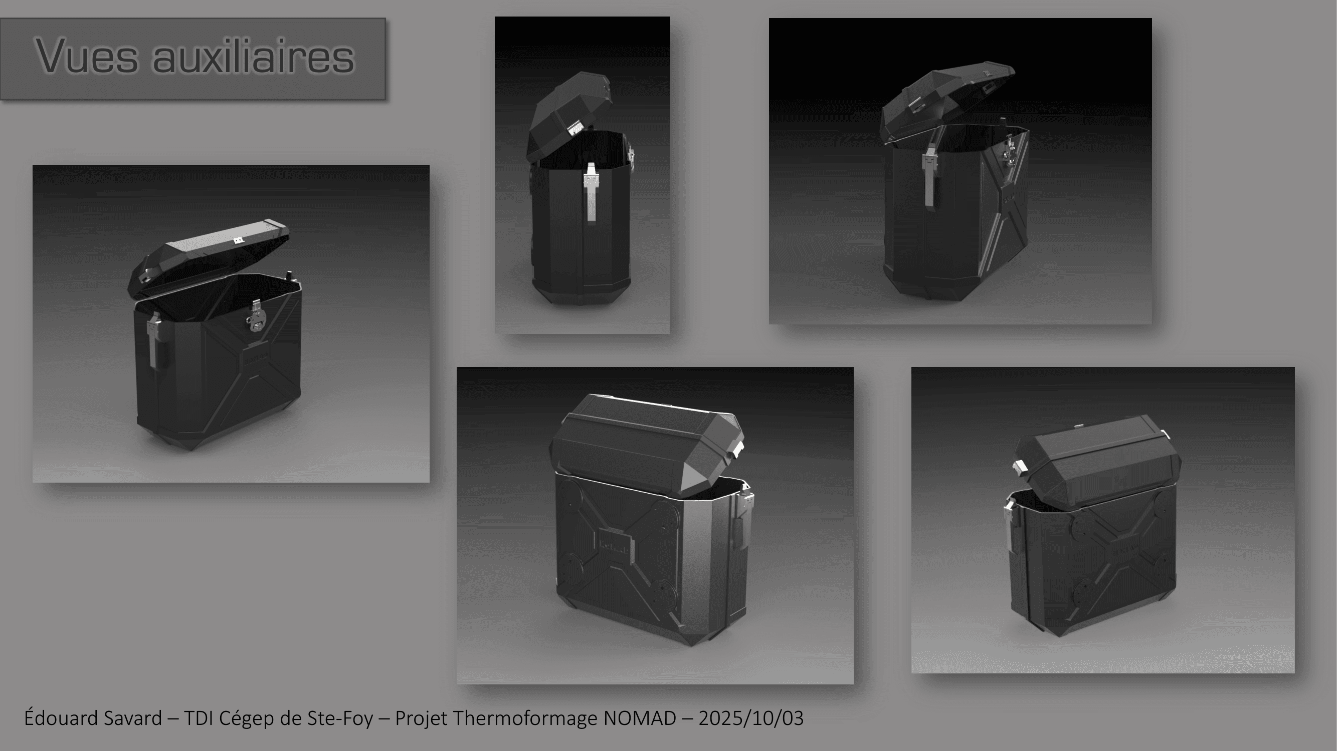Valise à moto thermoformée - visuel 5